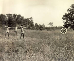 Archery at Freshman Camp (1930)