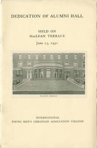Alumni Hall Dedication Program, June 15, 1930