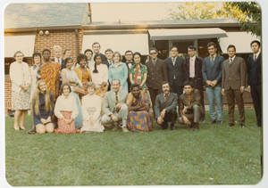 International Center students and staff (1971)