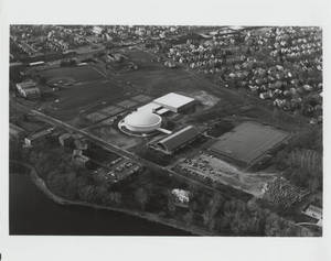 An aerial view of Springfield College