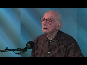WGBH Forum Network; Stanley Kunitz Reads "Touch Me"