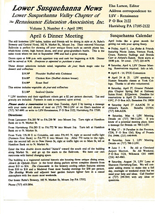 Lower Susquehanna News, Vol. 3 No. 4 (April, 1991)