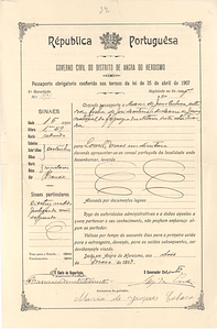 Maria de Jesus Cabaca Passport