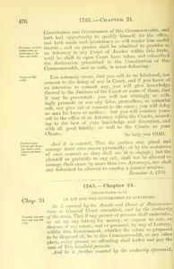 1785 Chap. 0024 An Act For The Suppression Of Lotteries.