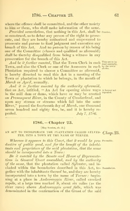 1786 Chap. 0023 An Act To Incorporate The Plantation Called Sylvester, Into A Town By The Name Of Turner.