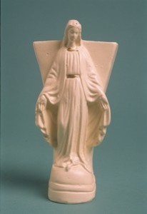 Figural planter of the Blessed Virgin Mary