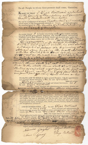 Elijah Boltwood deed to the Trustees of Amherst Academy, 1821 September