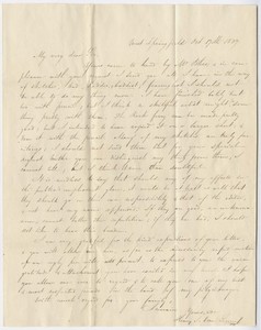 Henry J. Van-Lennep letter to Edward Hitchcock, 1839 October 17