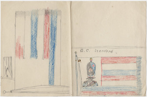 Drawings of flags