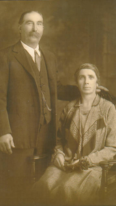 Joseph Allen Slauenwhite and his Wife Mary Kilkelly Slauenwhite