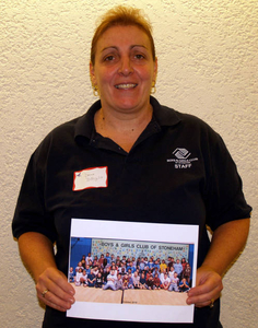 Donna DiVirgilio at the Stoneham Mass. Memories Road Show