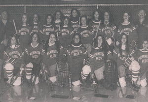 Wilmington Rec's girls hockey team