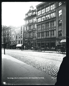 Buildings on west side Washington Street, numbers 565-585