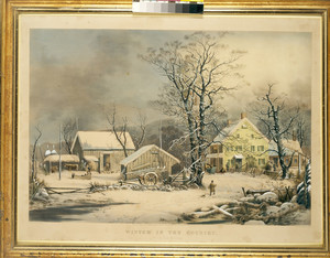 "Winter in the Country. A Cold Morning"