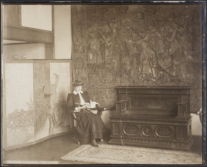 Interior view of Charles H. Pepper's Studios, Boston, Mass., undated