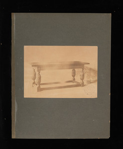 "Library Tables: Large, Italian, Elizabethan, Jacobean, Plank End, Post End 40D"