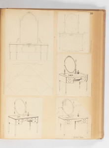 Toilet Tables. Cheval Glasses. -- Page 99