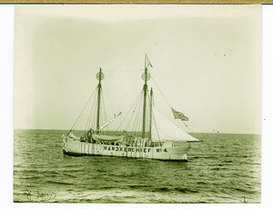 Lightship Handkerchief at sea, location unknown, undated