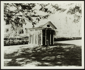 Exterior view of the Garden House, Roseland Cottage, Woodstock, Connecticut, undated