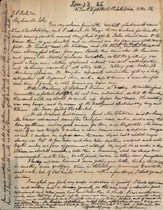 Letter from Benjamin Smith Lyman to J. Peter Lesley