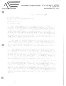 Letter from David N. Spaidal to Mark H. McCormack