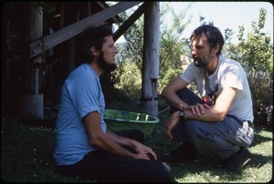 Mark Sommer with visiting friend Robert Fraser