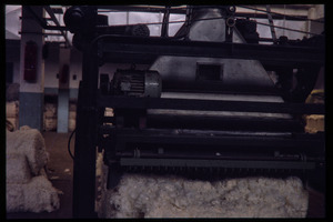 Cotton mill: cotton carding(?) machine