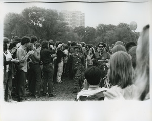 Vietnam Veterans Against the War march on Boston Common