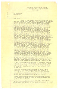 Letter from E. D. McGloin to Editor of the Crisis