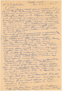Letter from C. F. Maxwell to W. E. B. Du Bois