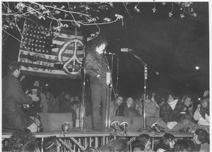 Unidentified man on stage