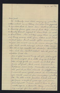 Letter from Katherine Irey to Janet MacDowell