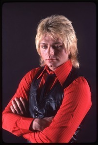 The Cars, photo shoot for Candy-O: Benjamin Orr