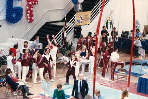 Springfield College men's gymnastics team at USGF Championships, (April, 1992)