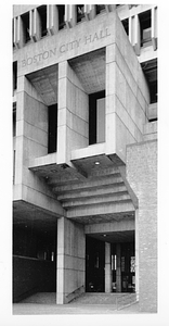 Entrance to Boston City Hall