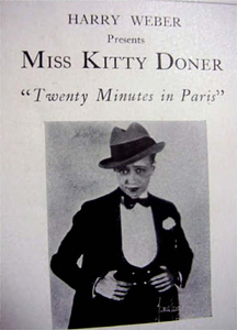 Harry Weber Presents Miss Kitty Doner “Twenty Minutes in Paris”