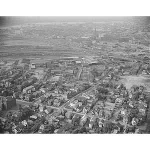 Schlager Steel Company, Parsons, Friedman and Central, business and residential area, Somerville, MA