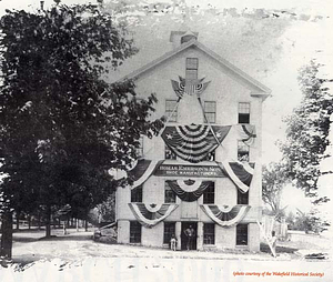 Thomas Emerson's Sons Shoe Manufacturers, corner of Yale Avenue and Main Street, May, 1894