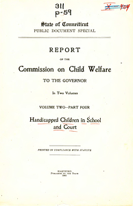 Handicapped children in school and court