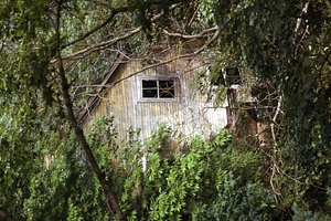 Eastern facade of Moon-Primmer House in Moon Lot / Primmer Farm.