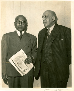 W. E. B. Du Bois with Metz T. P. Lochard, Chicago