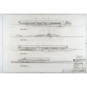 Ruggles Station, building elevations