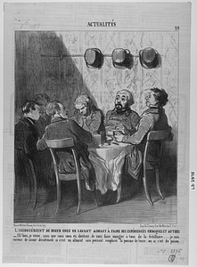 L' INCONVÉNIENT DE DINER CHEZ UN SAVANT AIMANT À FAIRE DES EXPERIENCES CHIMIQUES ET AUTRES. - Eh! bien, je viens, sans que vous vous en doutiez, de vous faire manger à tous de la fritillaire... je suis curieux de savoir décidément si c'est un aliment sain pouvant remplacer la pomme de terre ou si c'est du poison.