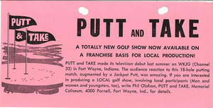 PUTT and TAKE advertisement