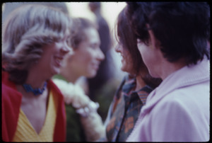 Group of young people in conversation