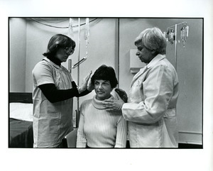 Dolores Krieger and other performing therapeutic touch