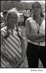 Ellen Epstein and Carly Simon at Jackie Robinson's jazz concert