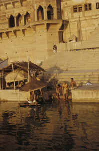 Bathing in the Ganges