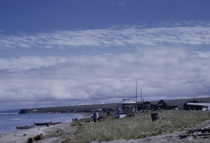 View of the outskirts of Eskimo settlement