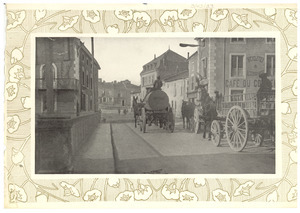 Clipping with photograph of street scene